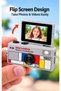 Mini Flip Digital Camera with Flip Screen, HD Photo & Video Camera, Portable Keychain Camera, Rechargeable Compact Camera with Memory Card Support for Kids, Travel & Everyday Photography - 2