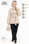 Double Collar Belted Sports Jacket