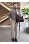 Oversize Two-Tone Wool Blend Knitwear - 2