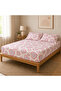 Woven Fabric Fitted Sheet + Pillowcase with Cover