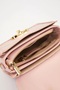Pink Diamond Patterned Small Size Stylish Design Women's Hand and Shoulder Bag - 4