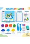 128-Piece Magnetic Tangram Puzzle for Kids with Double-Sided Drawing Board, 35-Page Activity Book & Colorful Geometric Shapes – Educational STEM Pattern Matching & Creative Learning Toy for Ages 3+ - 8