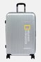 29 Inch Expandable Hardshell Check-In Spinner Luggage, Silver