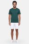 Men Sportwear Fit Short Sleeve Training T-Shirt, Dark Green - 2
