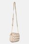 Women Brand Logo Cross Body With Wallet, Cream - 3