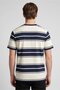 Men Crew Neck Short Sleeve Stripe T-shirts, Multicolor - 4