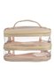 Beige Eyeshadow Case with 2 Transparent Compartments - 3