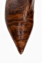 Brenda Taba Croco Heeled Women's Boots - 4