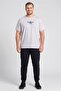 Men Fitted Short Sleeve Running T-Shirt, Light Grey - 2