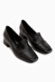 Malvina Black Short Heeled Women's Shoes - 3