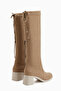 Toni Mink Suede Stretch Women's Boots - 6