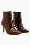 Brenda Taba Croco Heeled Women's Boots - 3