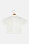 Toddlers Boy Graphic Print Short Sleeve Shirt, White - 3