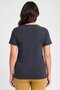 Women Sportswear Fit Short Sleeve Running T-Shirt, Dark Grey - 4