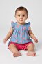 Toddlers Girl 2 Pcs Allover Print Dress And Shorts Set, Multicolor