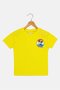 Toddlers Boy Crew Neck Short Sleeve Graphic Print T-shirt, Yellow - 2