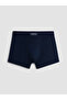 Ozmarka New Season Navy Blue Regular Fit Cotton Men's Boxer 5-Pack - 4