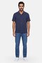Men Regular Fit Checkered Short Sleeve Casual Shirt, Navy - 2