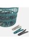Foldable Basket & 50 Clothes Pegs - 2