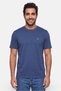 Men Crew Neck Short Sleeve Embroidered Logo T-Shirt, Sage Blue