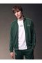 Vizyon New Season Green Stand Collar Men's Zippered Sweatshirt