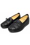 Women's Mother Shoes Black Comfortable Daily Orthopedic Sole Stylish Comfortable Ribbon Shoes - 2