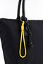 Vx-027 Women's Large Volume Shopper Bag Waterproof Parachute Fabric Lined & Durable Black - 6