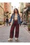 Unisex Nepali Ethnic Authentic Elastic Waist Pocketless Casual Bohemian Trousers - 2