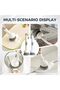 طقم فرشاة غسيل الأطباق مع موزع صابون ومقبض قابل للتعديل |   فرش غسيل الأطباق مع رأس تنظيف قابل لإعادة التعبئة - 2