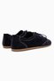 Berry Genuine Leather Navy Blue Suede Lace-Up Casual Women's Shoes - 6
