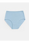 Özmarka New Season Blue High Waist Classic Panties 3-Piece Set - 4