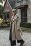 Rain Long Trench Coat Beige