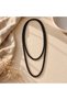 Kly-1073 Black Pearl Long Necklace |   Eos Collective - 3
