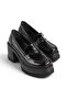 Valen Thick Sole Heeled Women's Loafer - 2