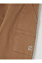 Özmarka New Season Beige Regular Fit Canvas Men's Trousers - 8