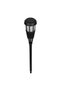 Solar Lantern LED Torch Black Plastic with Flame Effect 41cm - 3