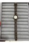 Wristwatch Brown Band Gold Case Elegant Stylish Quartz Watch - 3