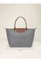 Large Size Zippered Women's Shoulder Bag |   Daily Bag |   Women's School Bag |   30*40 cm - 4