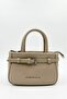 Original Women's New Season Imported Heart Accessory Detailed Adjustable Strap Hand and Shoulder Bag Size:19X12 cm Rc10132 - 2