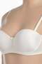 Carina Padded Bra with Adjustable Strap - White - 4