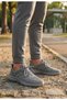 261448 Men's Smoked Knitwear Flexible Memory Orthopedic Lightweight Comfortable Sole Daily Casual Walking Sneaker Sports Shoes