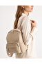 Multi-Section Soft Textured Women's Backpack - 2