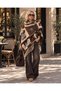Equestrian Heritage Patterned Tasseled Poncho - 2