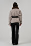 Women's coat removable fur belted women's coat - 7