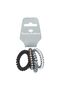 Elastice pentru Par de Plastic Dama Mat Shiny - 4buc - 2