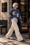 Rebel mood patch and ripped detailed oversize knitwear design sweater - 2