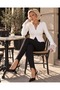 Black - Bitter Brown Color High Waist Heel Bandage Recovery Tights - 5