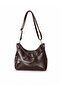 Petra Women's Hand, Shoulder and Crossbody Bag Bitter Brown - 4