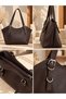 Women's Belted Faux Leather & Large Volume Shoulder Bag - 2