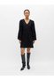 Rochie scurtă cu mâneci bufante - 4